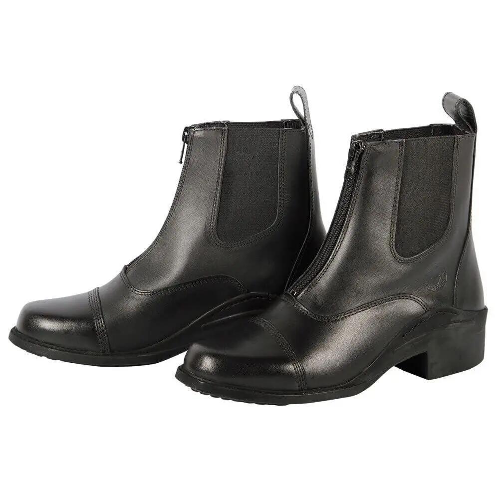 Harry's Horse Jodhpur Leder Zipper - Zwart