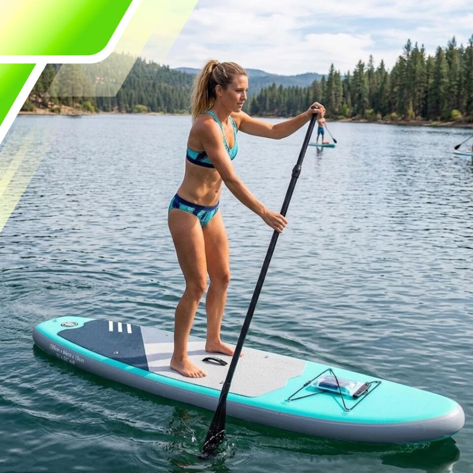 Deska SUP AquaPaddle 335x84x15 cm wiosło pompka zestaw plecak 180 kg 6/7