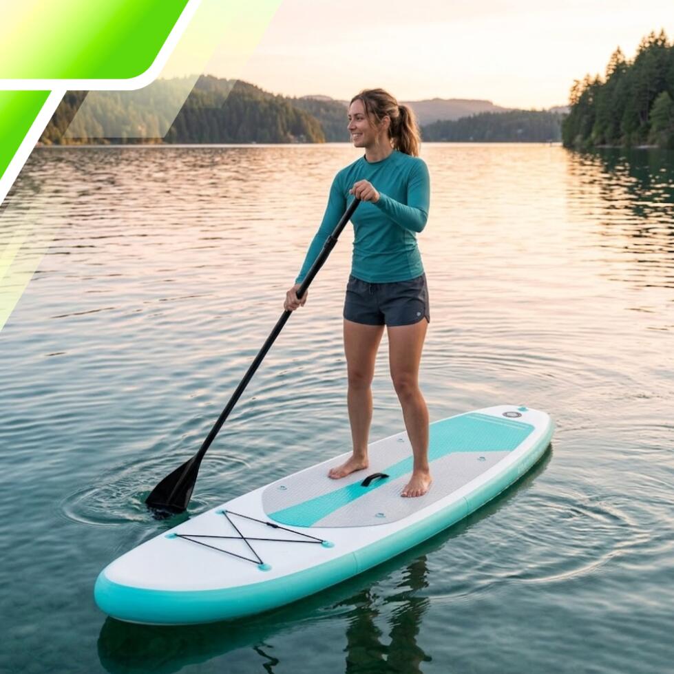 Deska SUP AquaPaddle 335x84x15 cm wiosło pompka zestaw plecak 180 kg 6/7