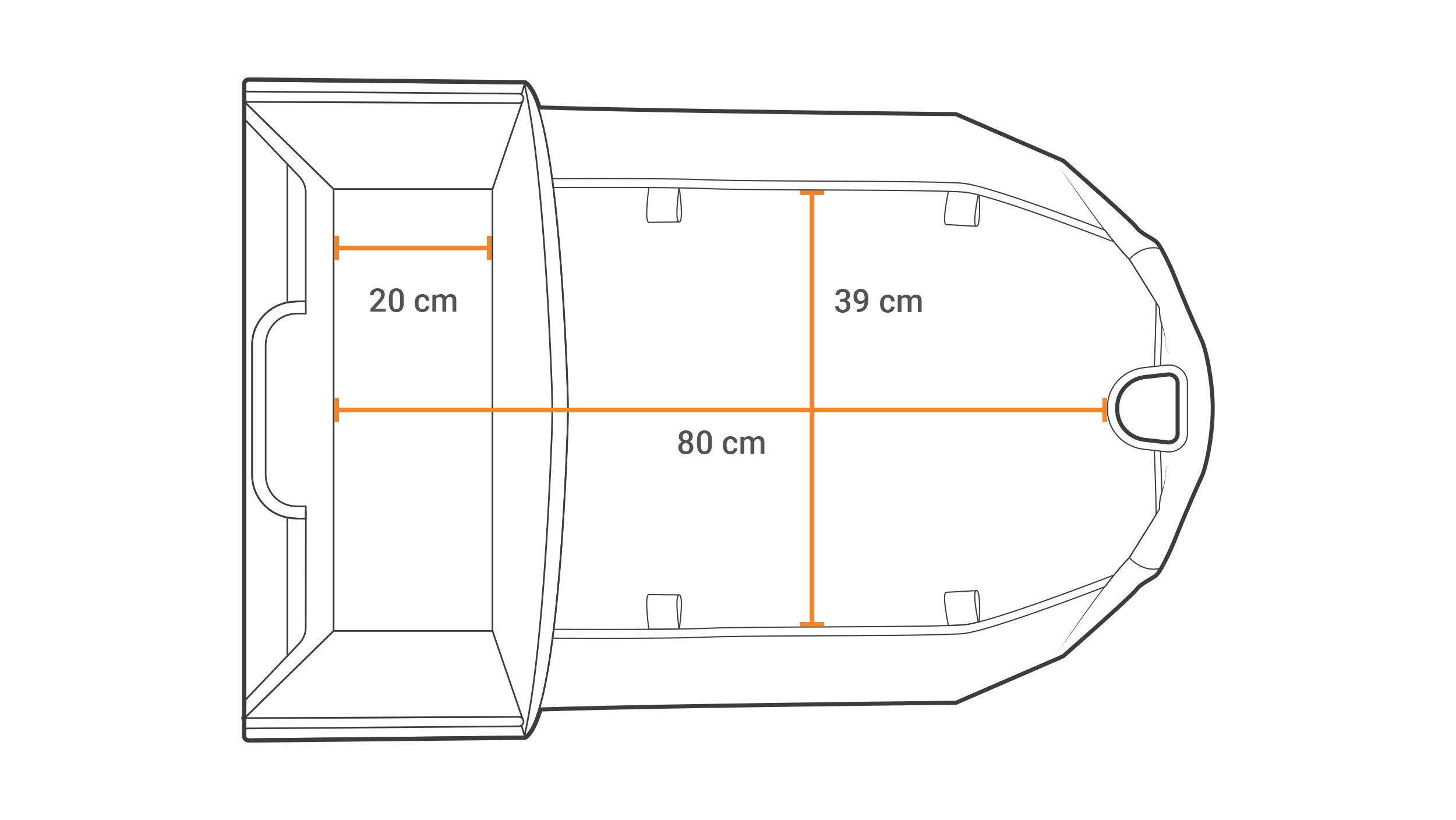 Cargo Einlegeplatte Einsitzer Grey 5/5