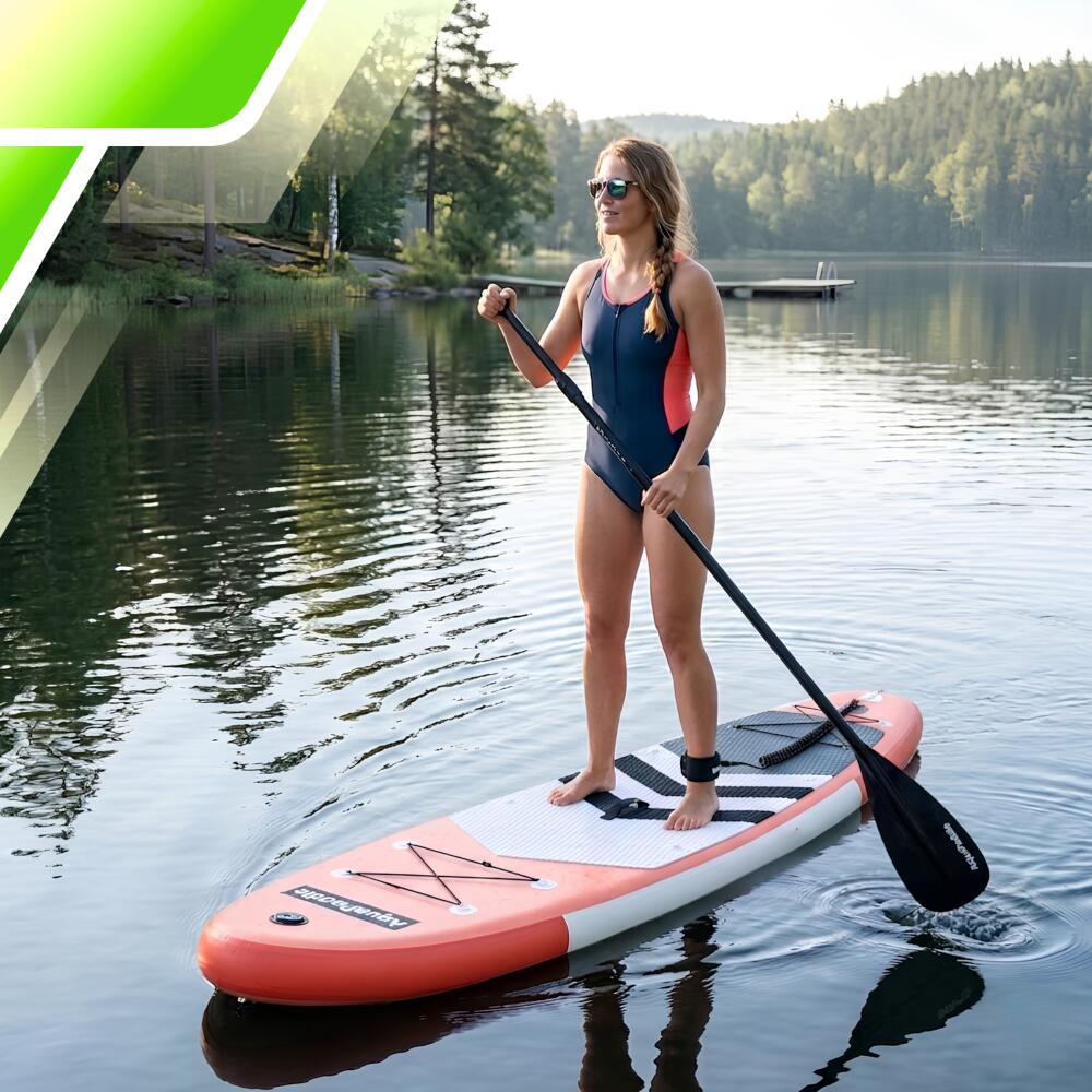 Deska SUP 320 cm AquaPaddle Zestaw Paddleboard + Wiosło + Pompka + Plecak 180 kg 6/7