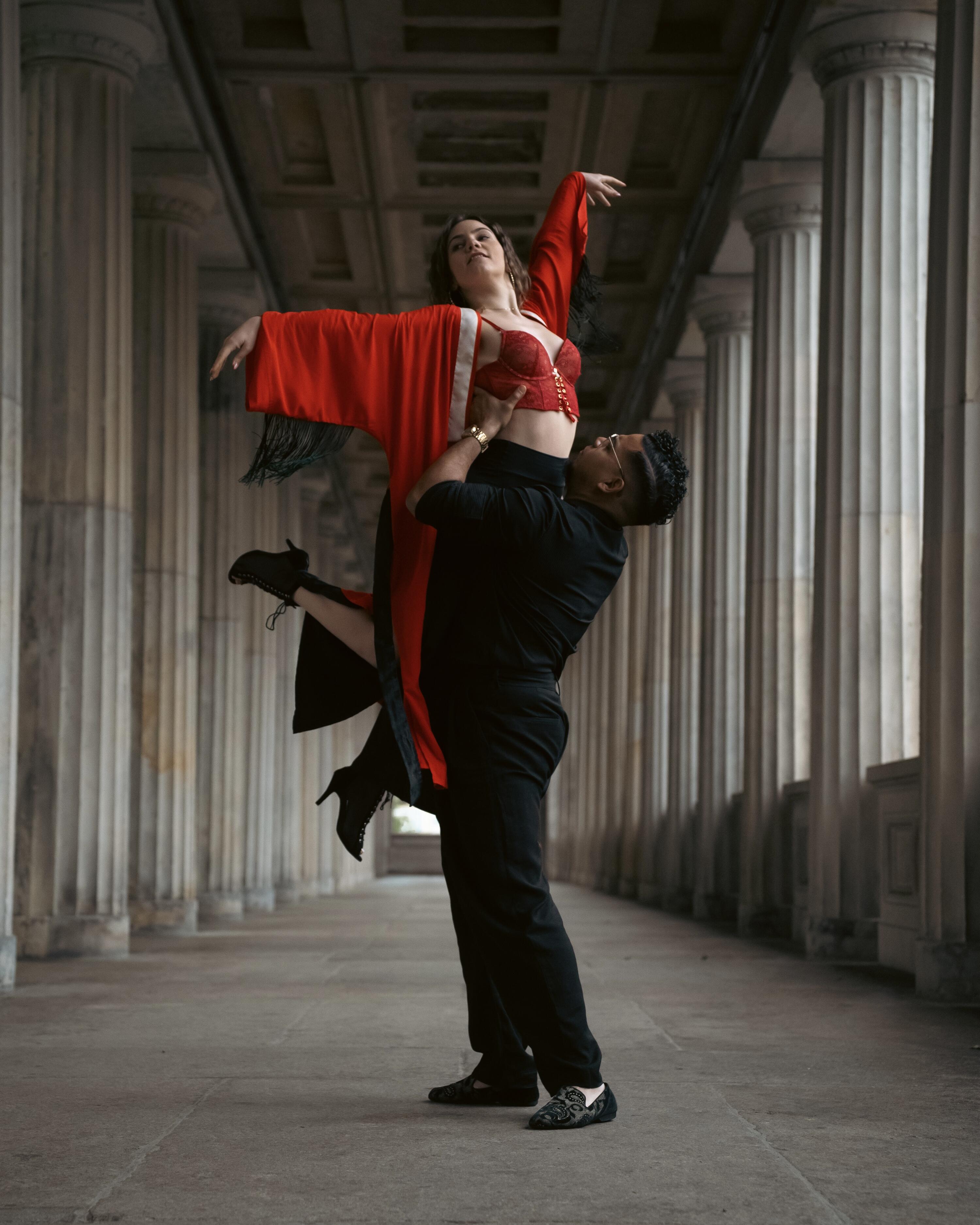 Magnet Aura dance shoes in black suede & Wildleder-Sohle 7/7