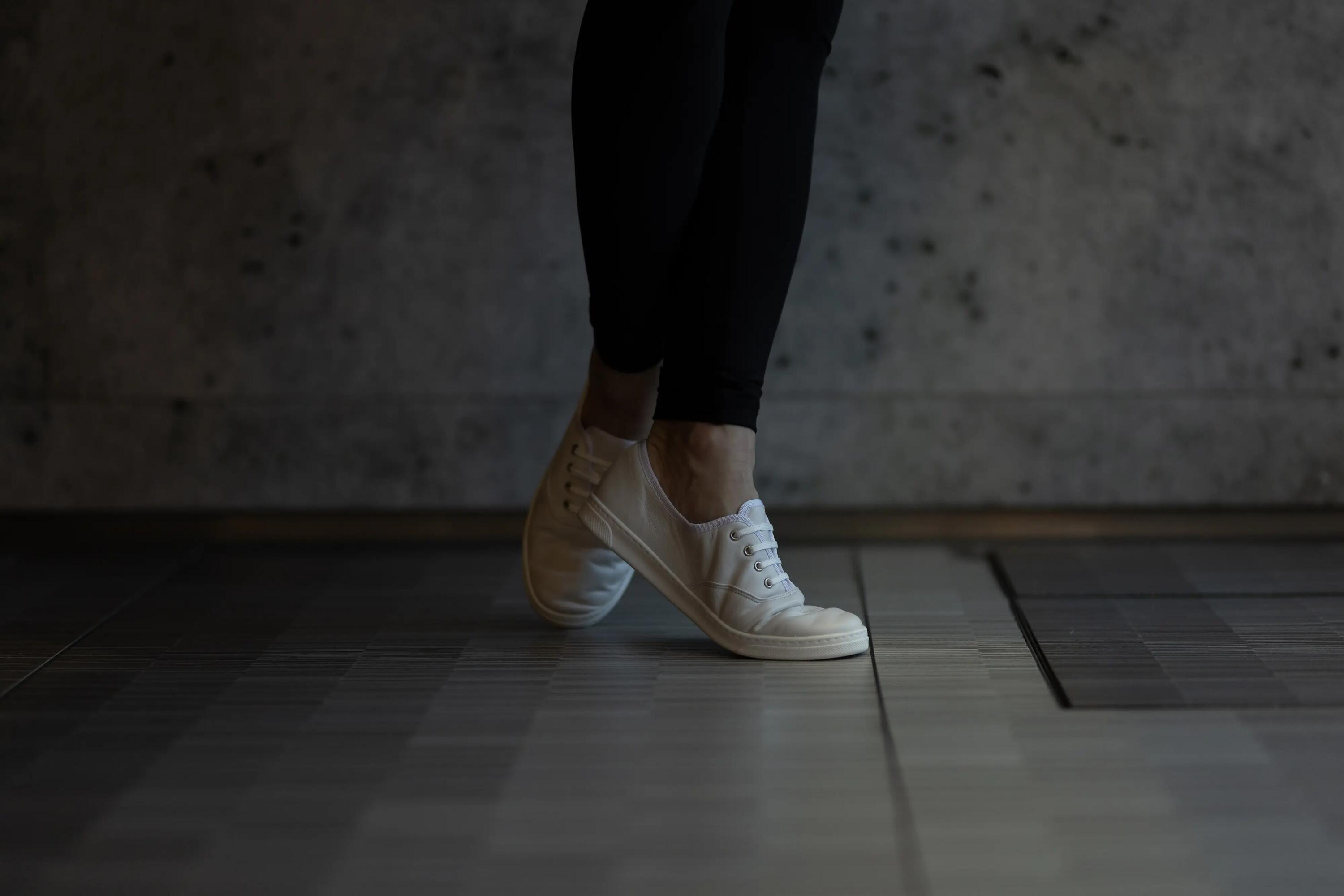 SMOVE Dance Sneaker Dancing Queens cuir blanc, 6/7
