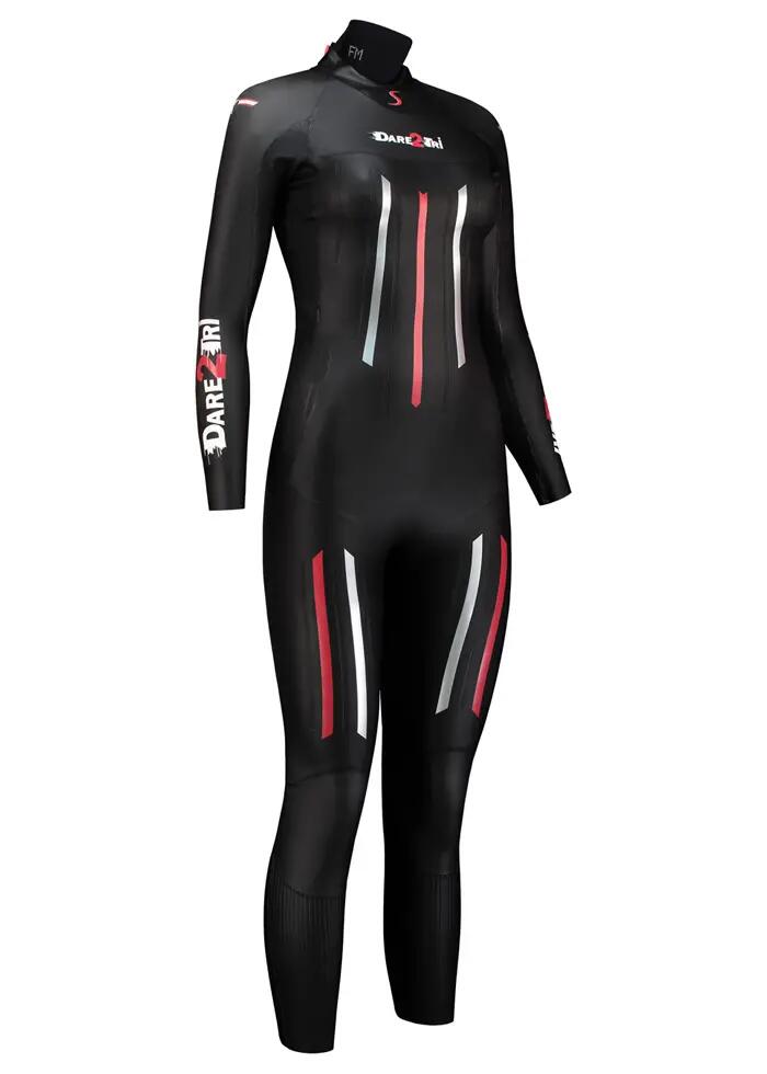 Dare2Tri Combinaison MACH3 S.7 pour femme - Noir / Rouge 3/5