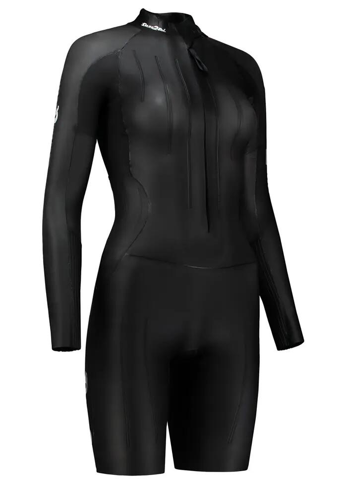 Dare2Tri Combinaison SwimRun FAST pour femme - Noir/Argent 2/5