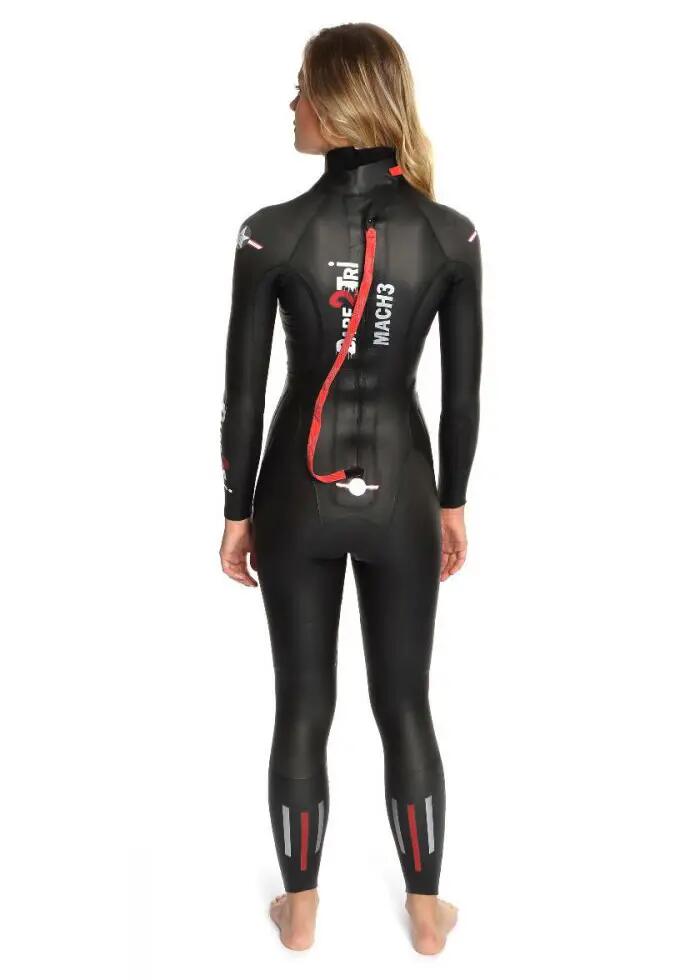 Dare2Tri Combinaison MACH3 S.7 pour femme - Noir / Rouge 2/5