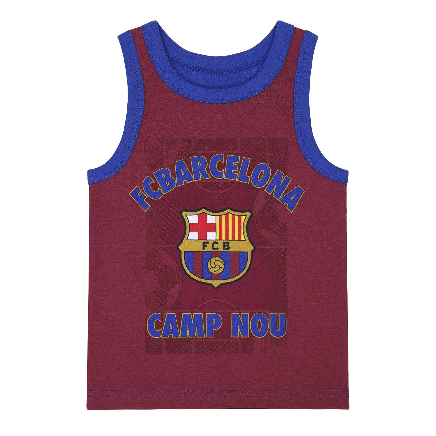 Ensemble Haut Et Short Motif/style Emblème Garçon (Bleu) 2/5