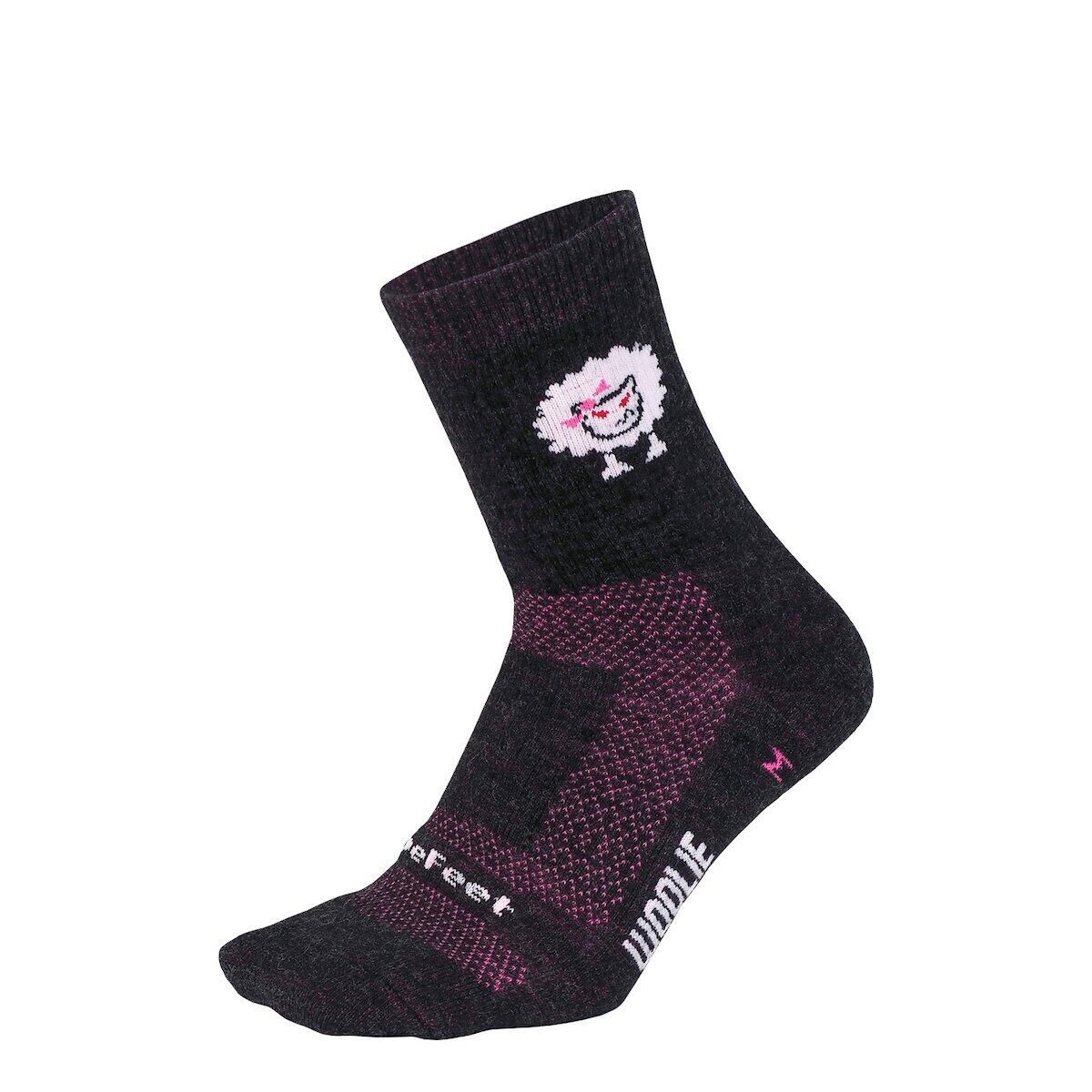 DEFEET DeFeet Woolie Boolie 4" Baaad Sheep Merino Cycling Socks