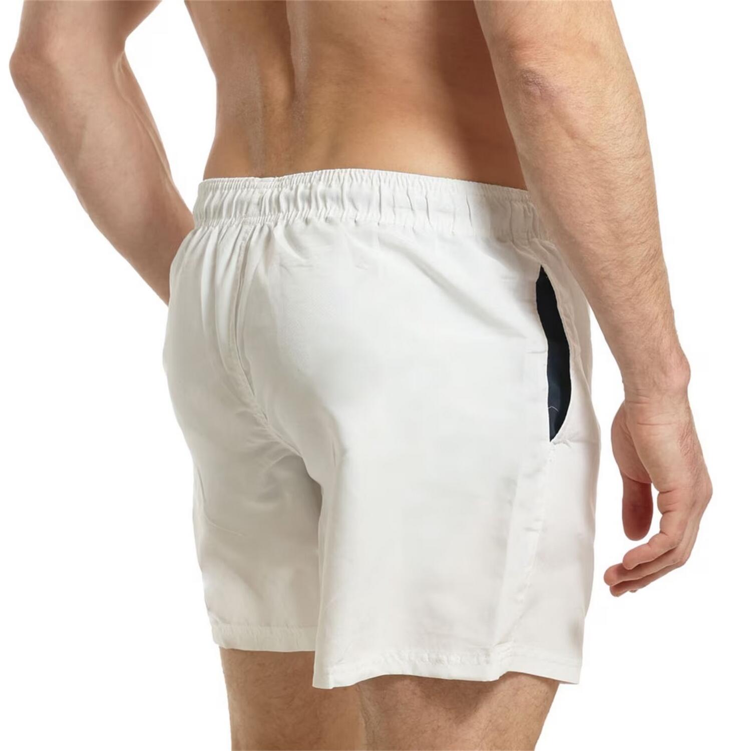 Mens Swim Shorts (White) 4/5