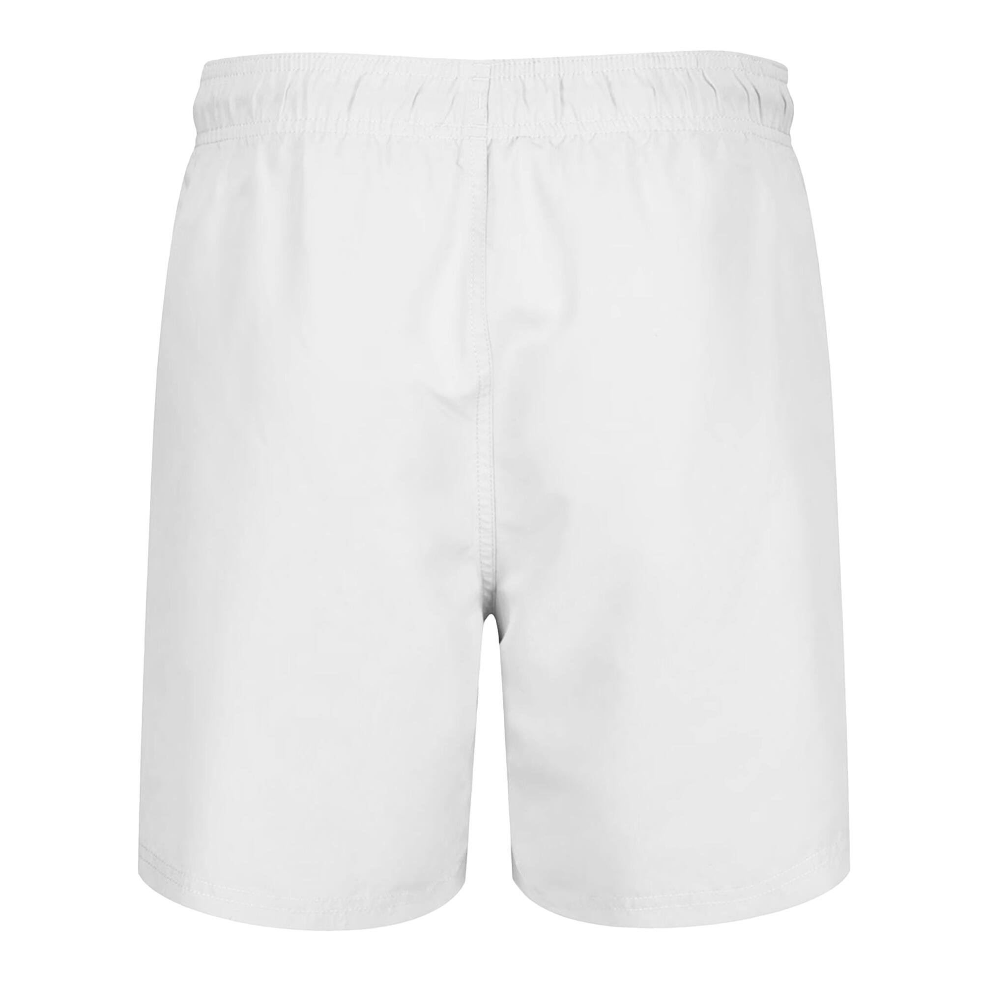 Mens Swim Shorts (White) 3/5