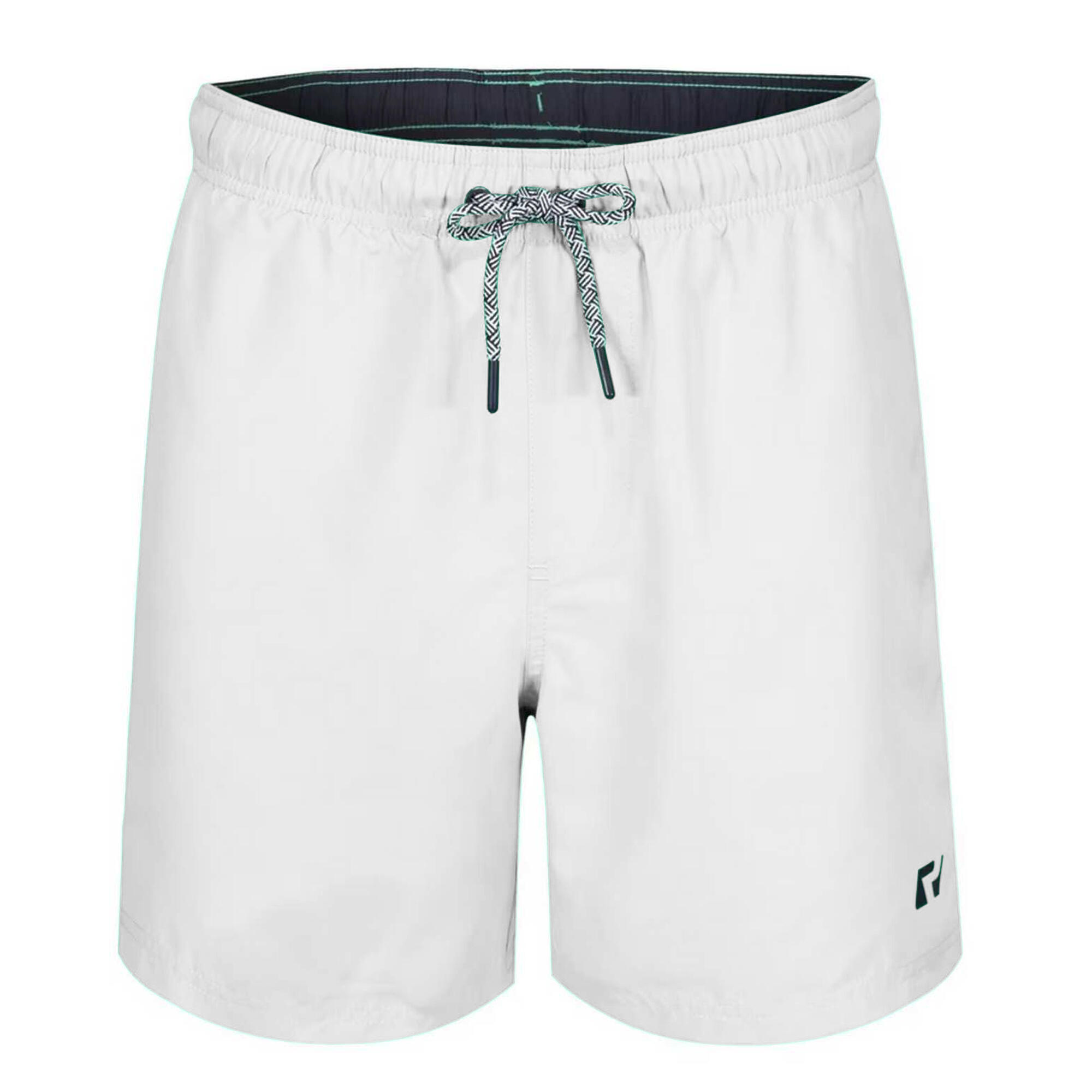 Mens Swim Shorts (White) 2/5