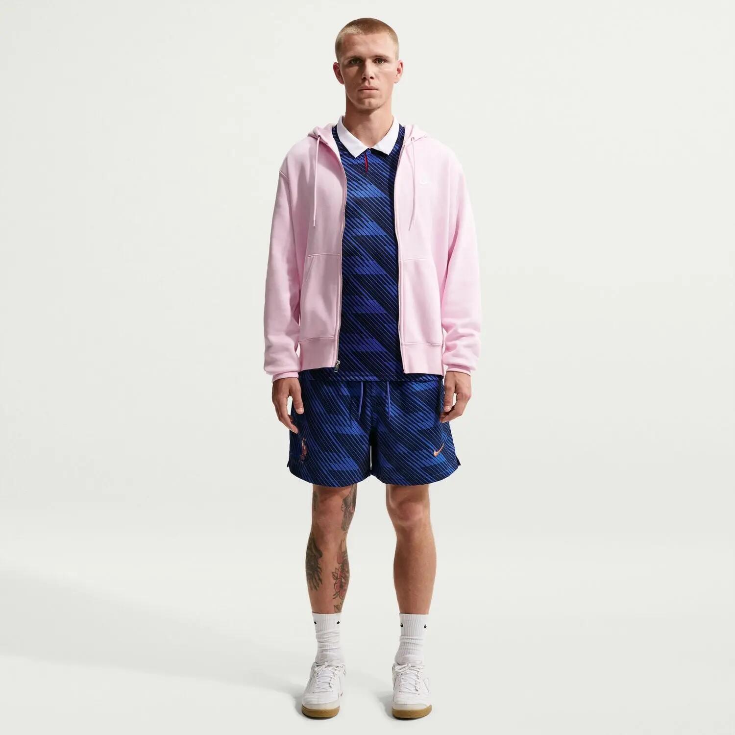Sort Nike FFF M Nk Club Flow Short 3/5