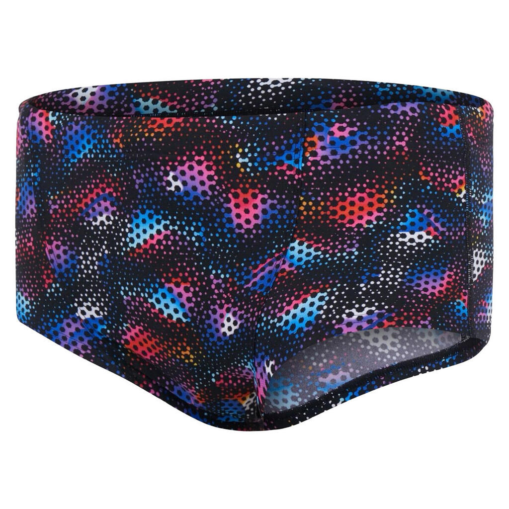 Mens Alv V Swim Briefs (Black/Blue Flame/Light Adriatic/Fluorescent Tangerine)