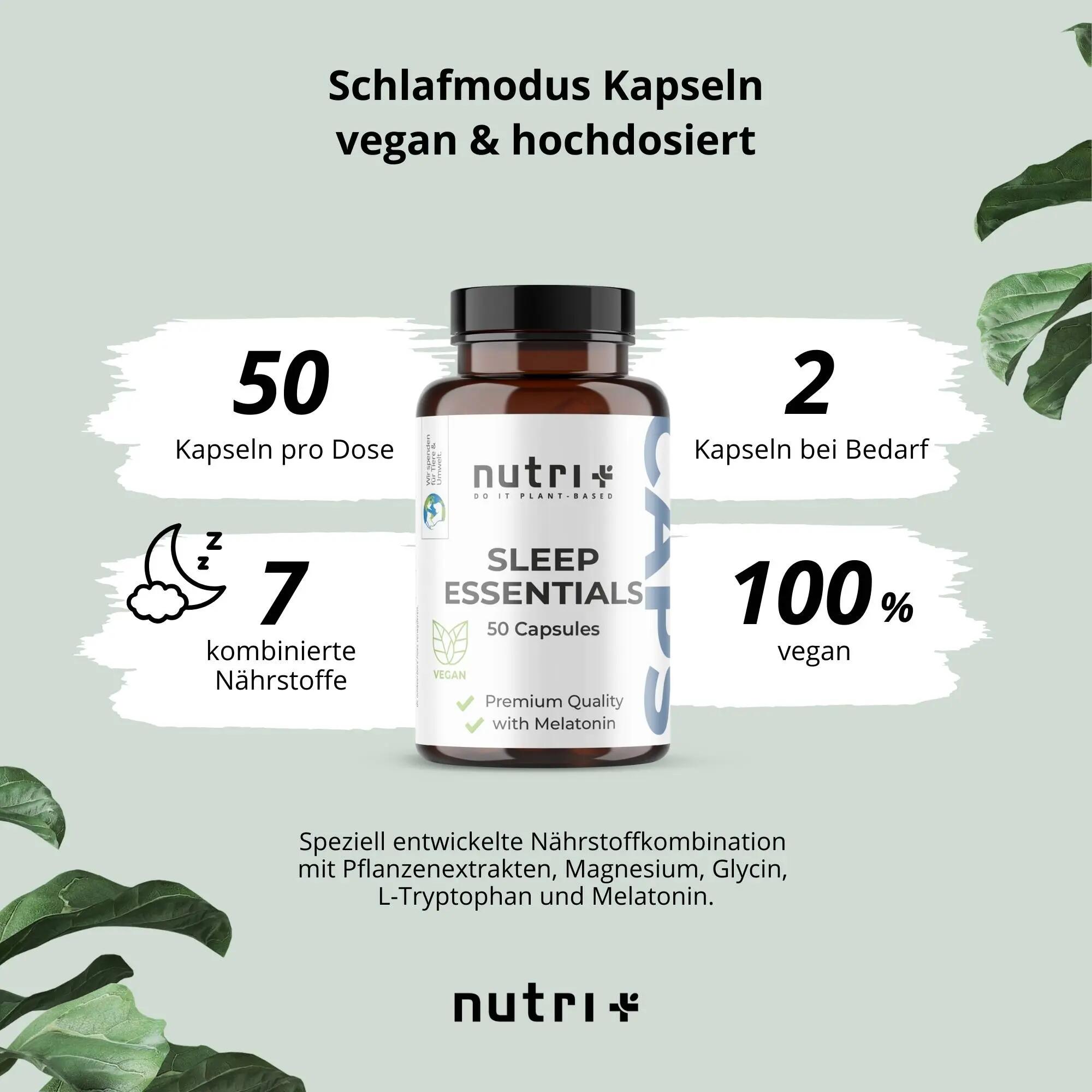 Sleep Essentials - 50 pflanzliche Kapseln 3/5