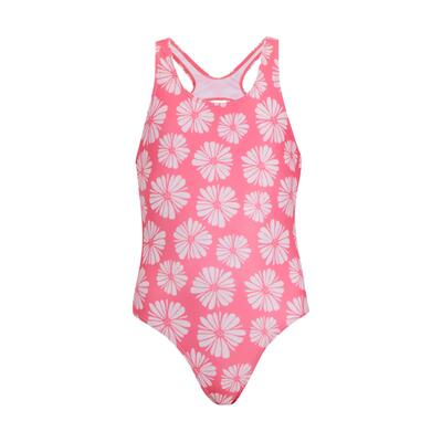 Meisjes katrisse bloem eéndelig zwempak (roze waas)