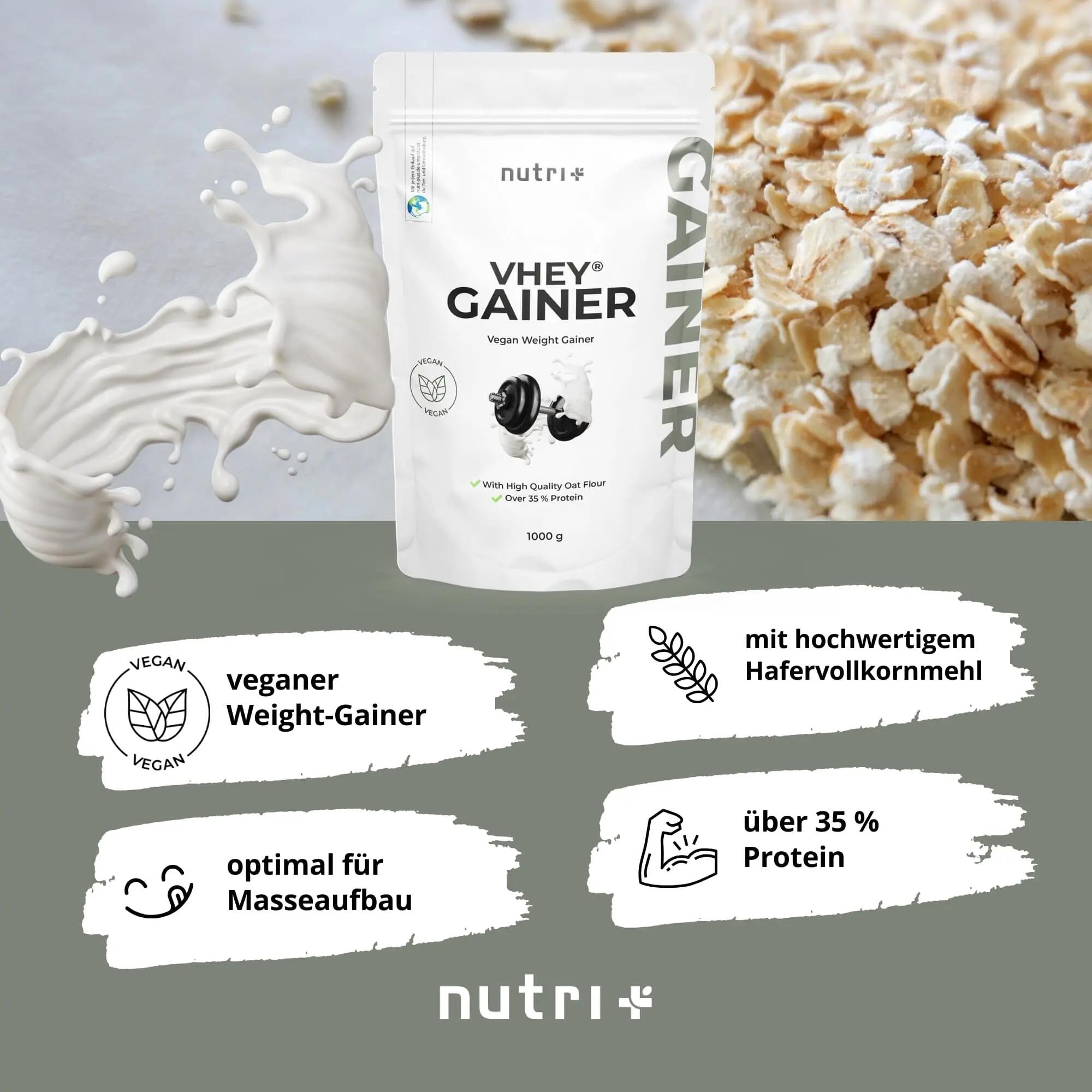 VHEY Gainer 1000 g - Naturel 3/6