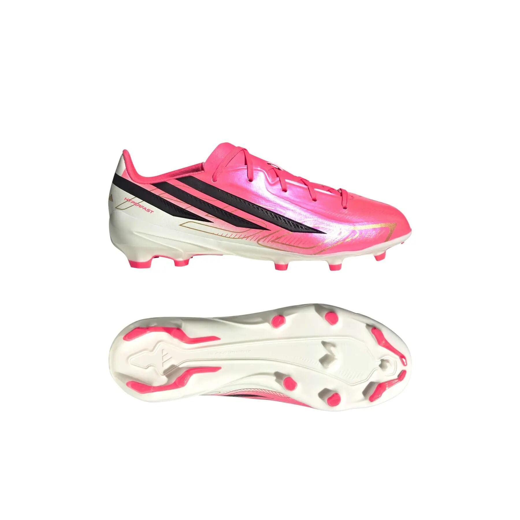 Buty piłkarskie dziecięce adidas F50 Hyperfast League FG 2/7