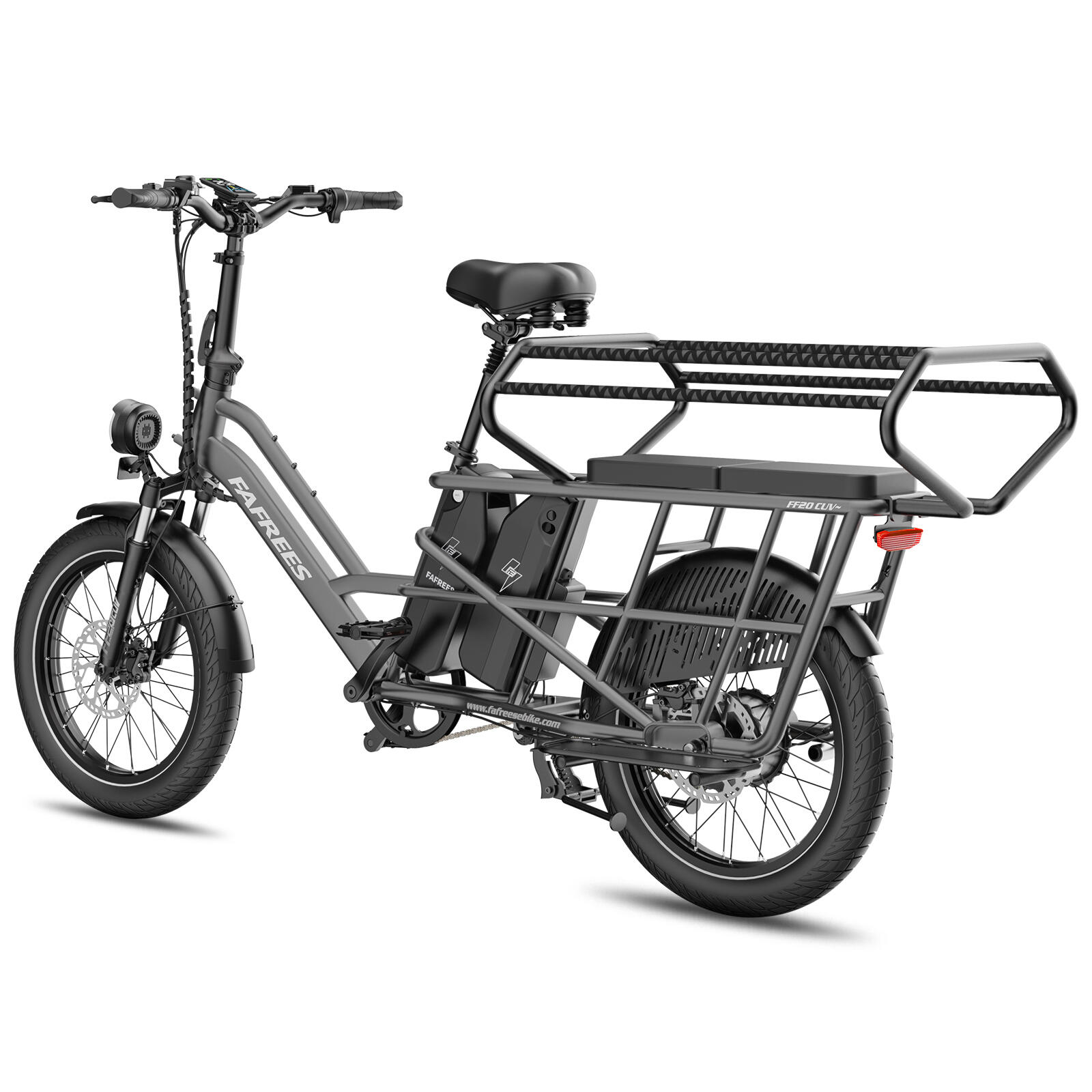 Vélo cargo électrique FAFREES FF20 CUV, double batterie 15 Ah 2/7