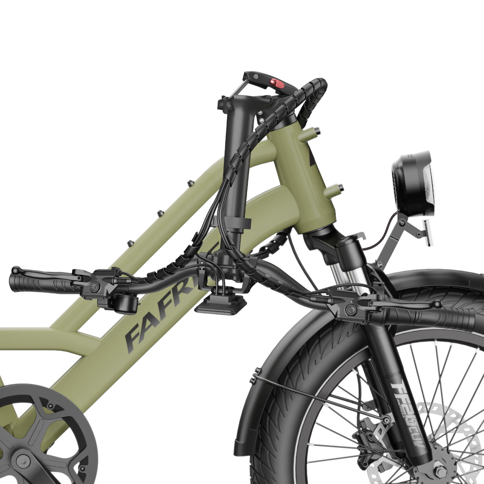 Vélo cargo électrique modulaire FAFREES FF20 CUV – Double batterie 30 Ah 7/7