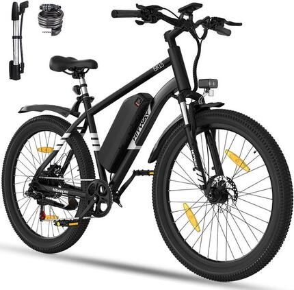 Elektrische mountainbike 27,5" uitneembare accu 7 versnellingen