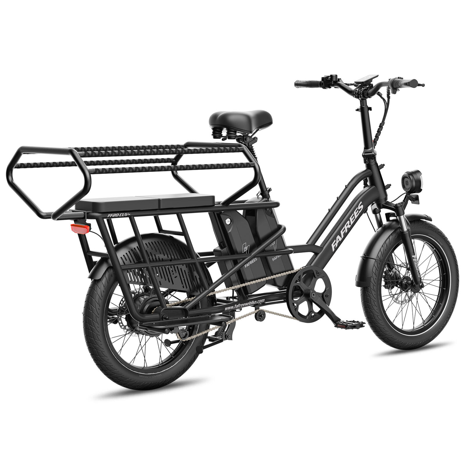 Vélo cargo électrique modulaire FAFREES FF20 CUV – Double batterie 30 Ah 4/7