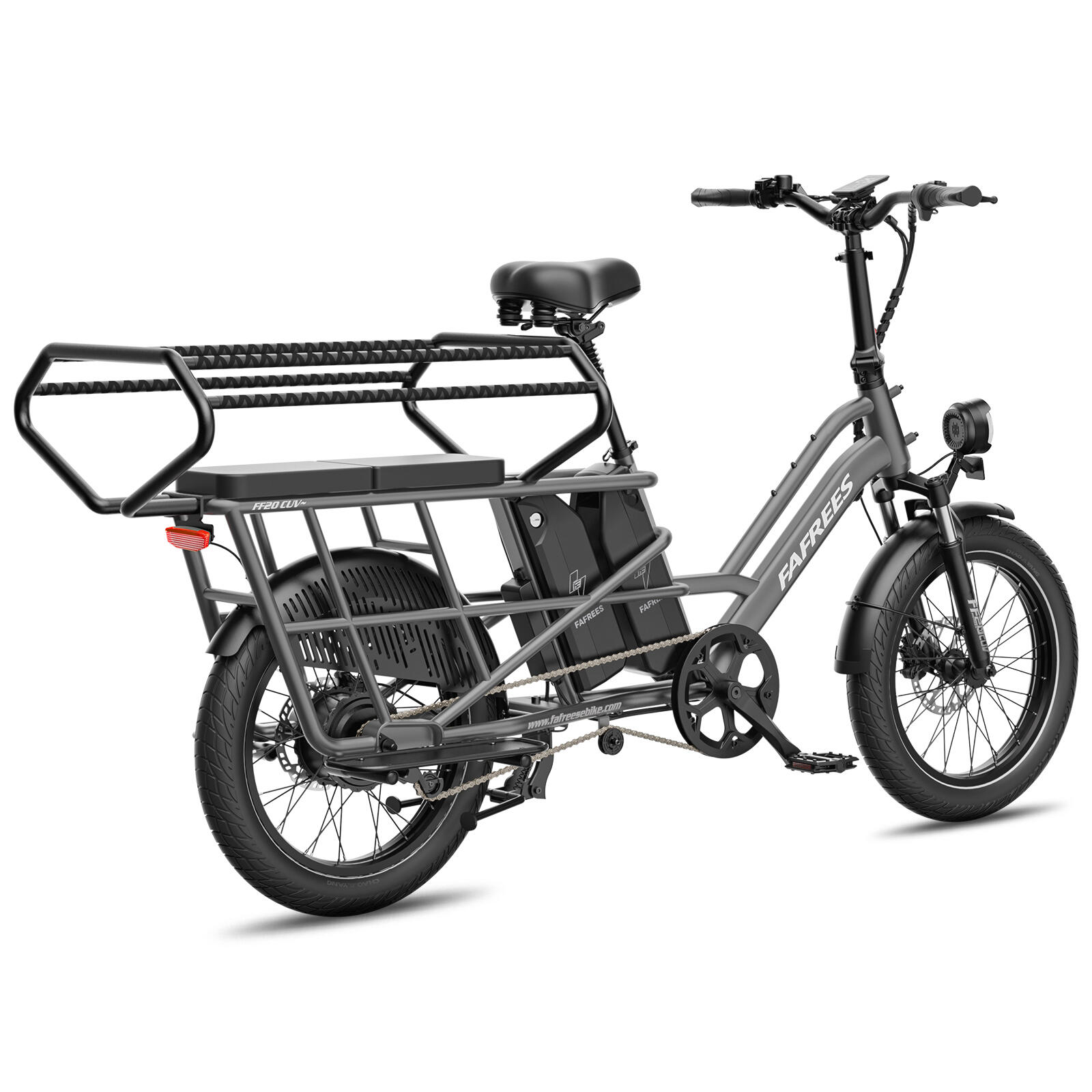 Vélo cargo électrique FAFREES FF20 CUV, double batterie 15 Ah 3/7