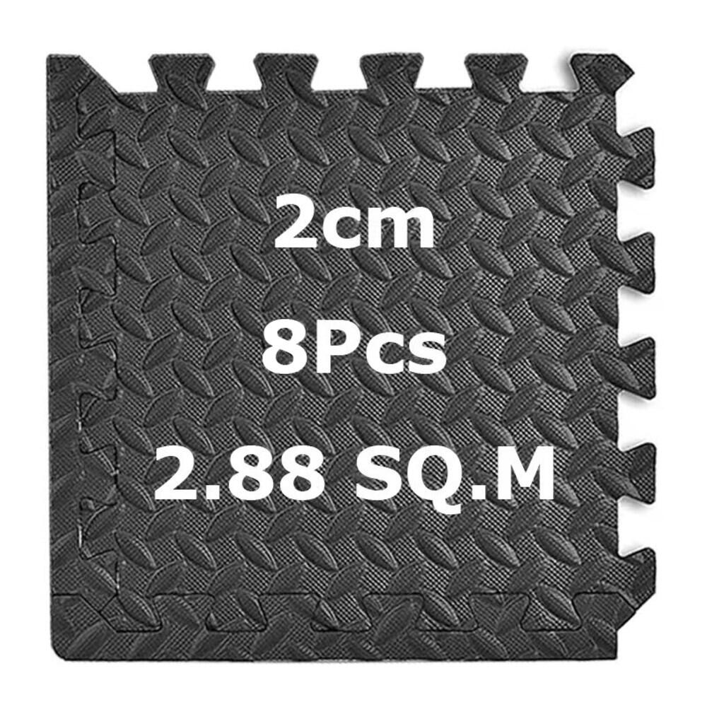 8 unidades Suelo Puzzle Grande Fitness Goma 20 mm Grosor 5/5