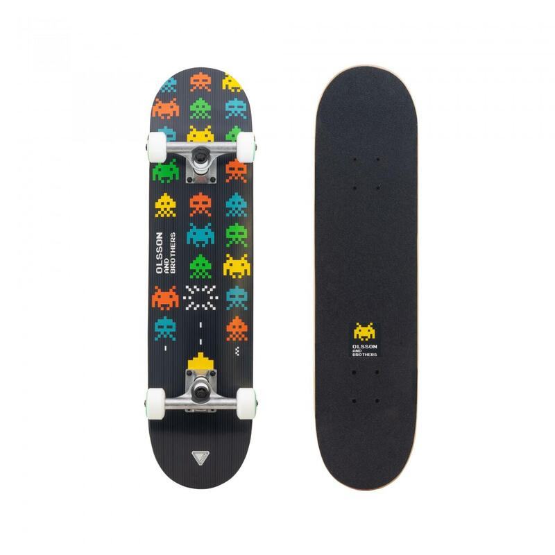 Skate Full Board Rodamiento ABEC 7, Eje reforzado 5,25'', lija alto rendimiento