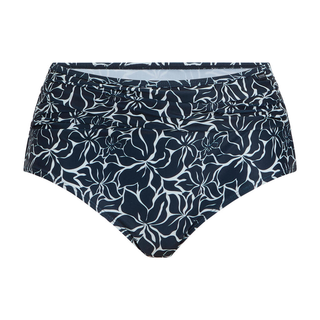 Womens/Ladies Loria Floral Paradise Bikini Bottoms (Navy)