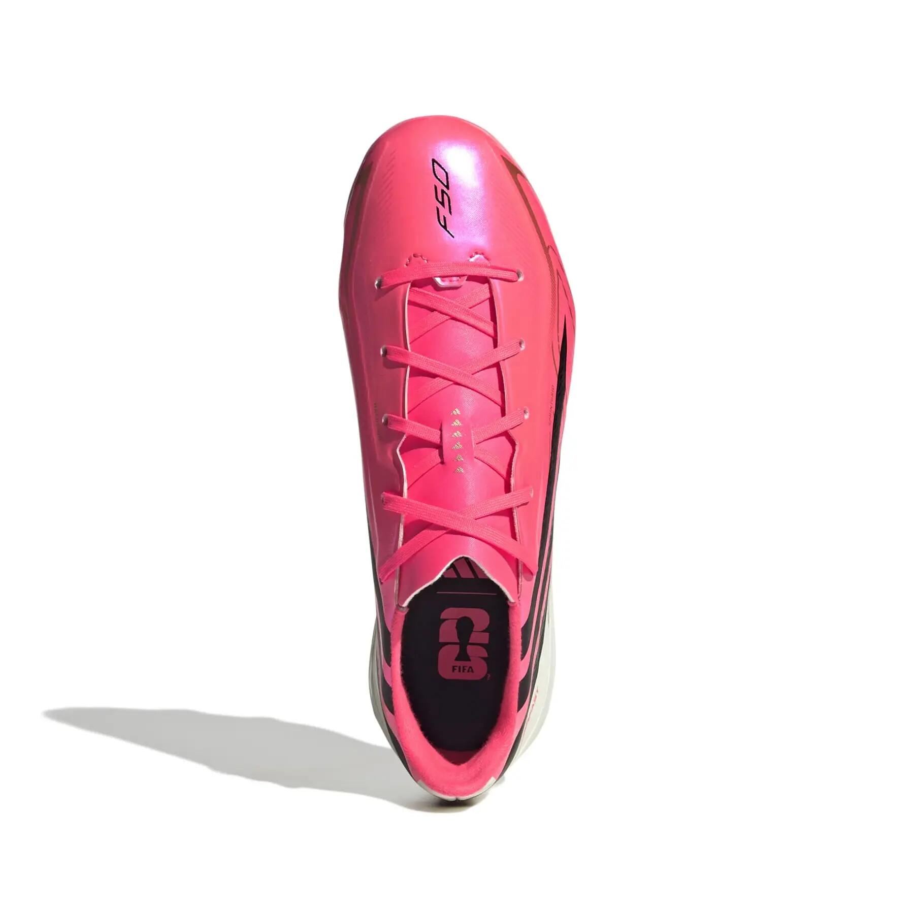 Buty piłkarskie dziecięce adidas F50 Hyperfast League FG 5/7