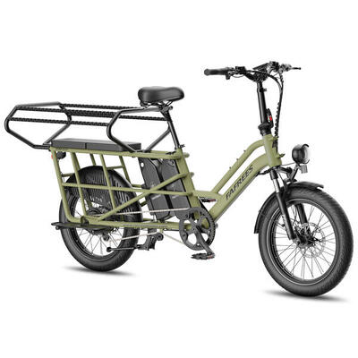Fafrees ff20 cuv longtail elektrische fiets, 2x 12 ah accu's, 250w