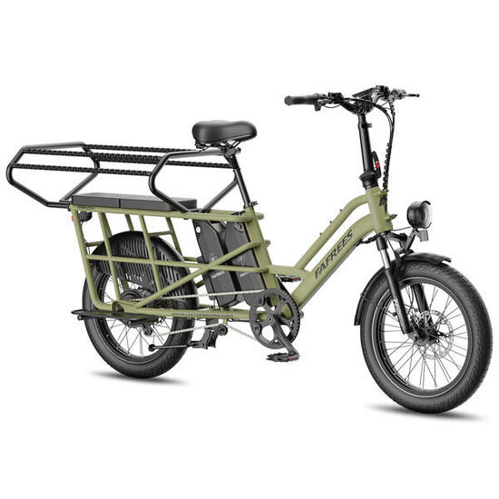Fafrees FF20 CUV Longtail elektrische fiets, 2x 12 Ah accu's, 250W