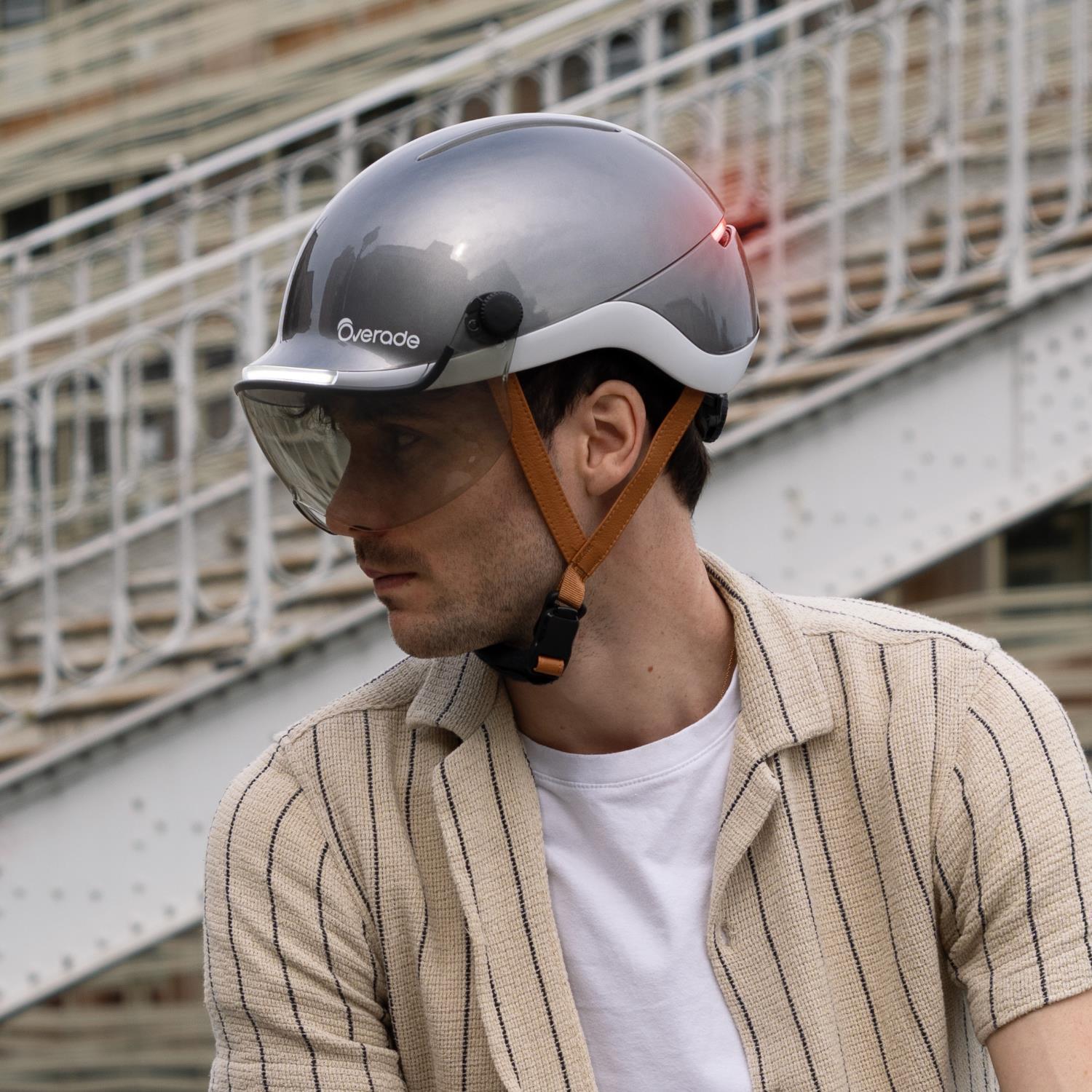 LIFE Helm mit Visier - Beleuchtung, Blinker, Bremslicht 3/6