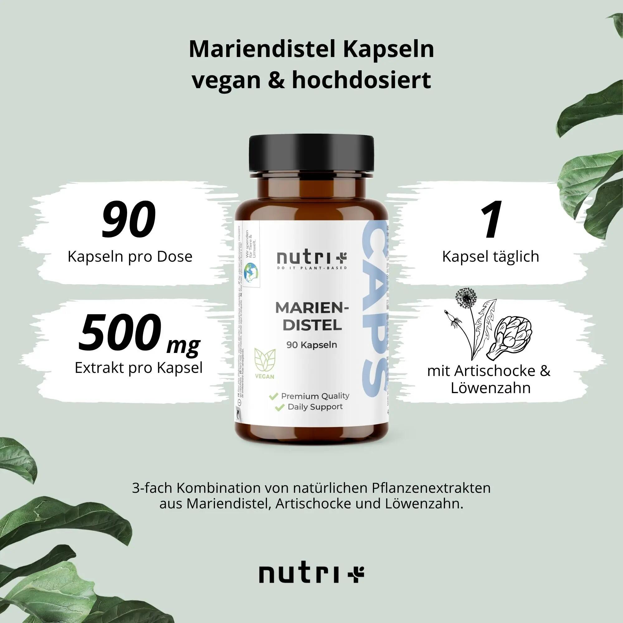 Mariendistel Kombi 90 Kapseln 3/6