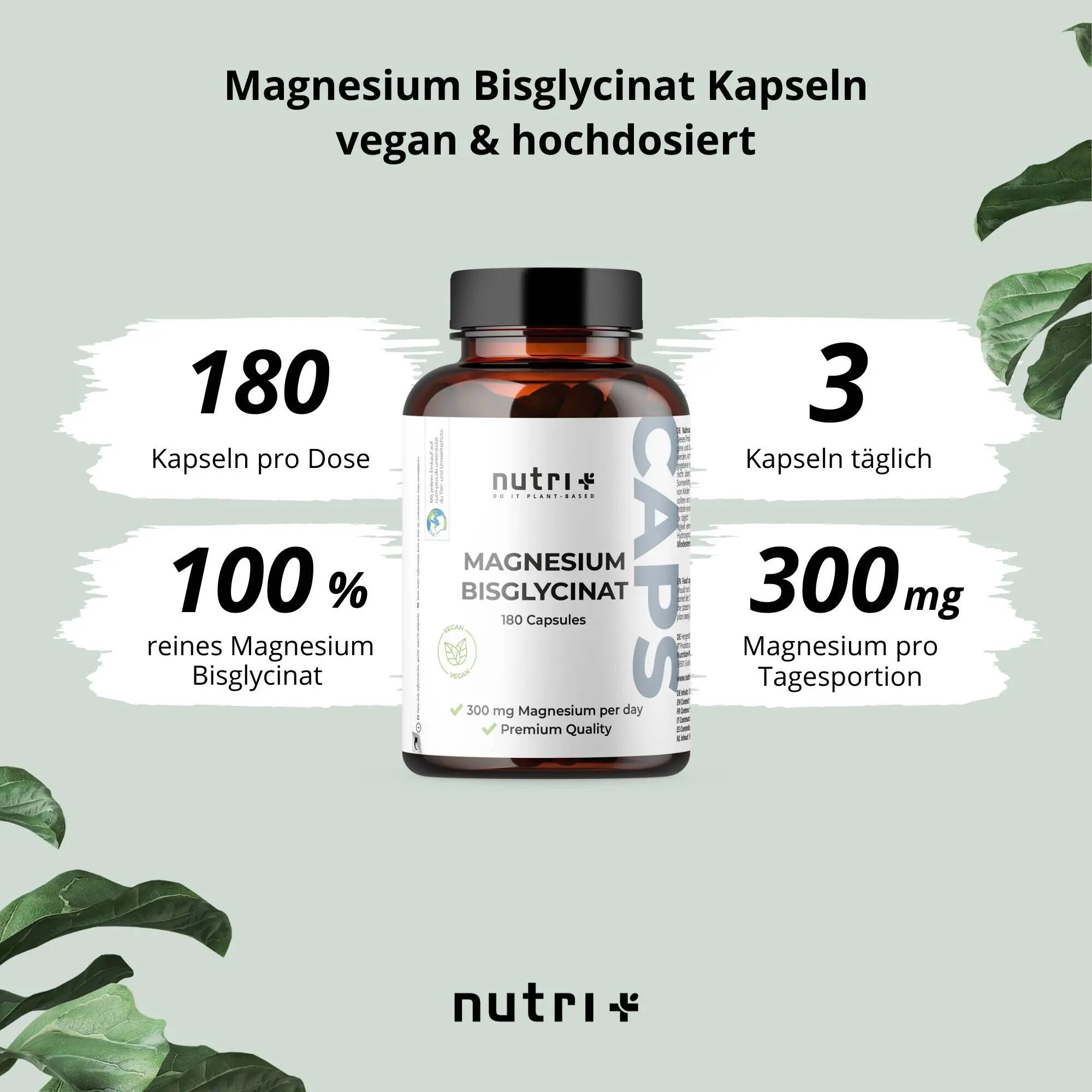 Magnesium Bisglycinat - 180 Kapseln 3/5