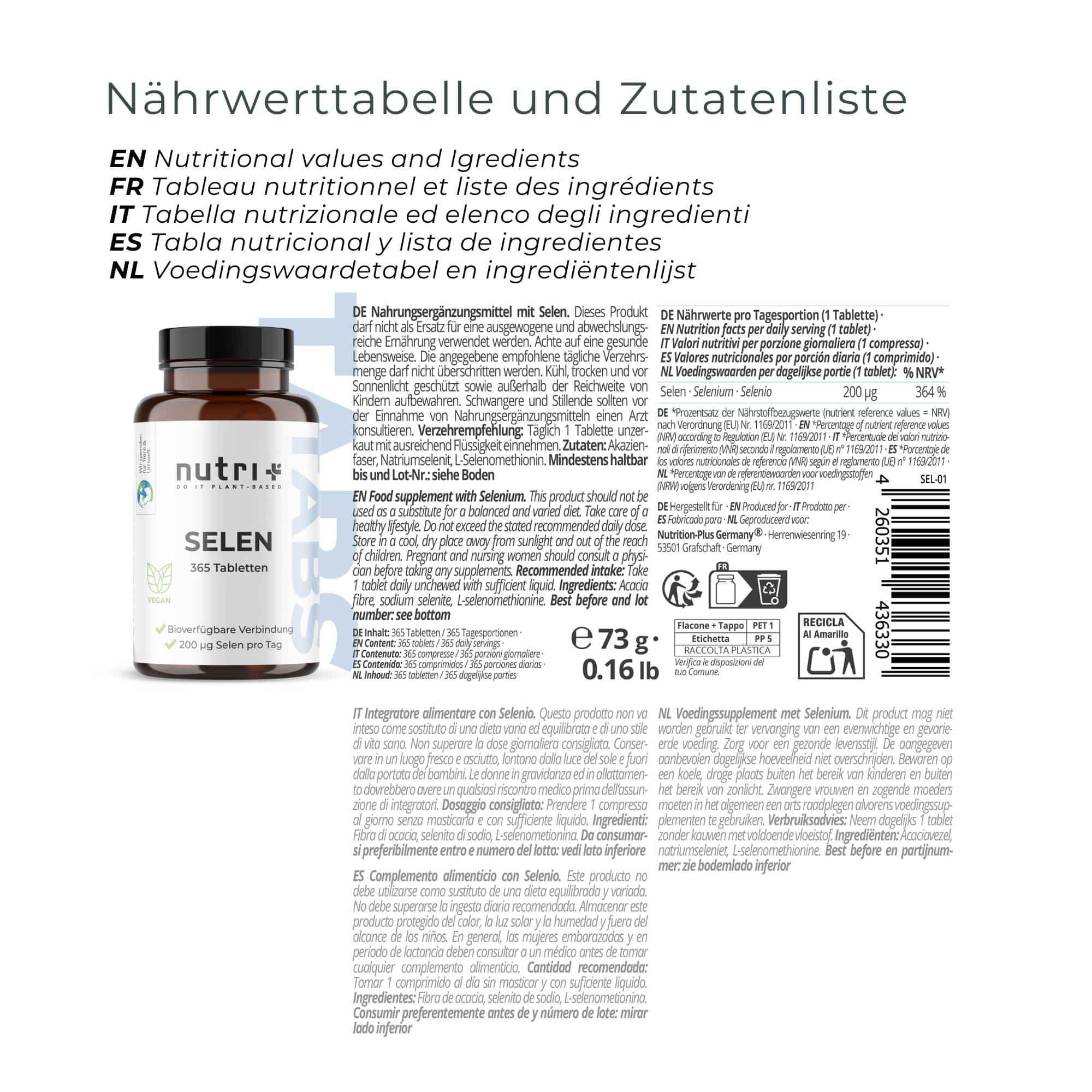 Selen Tabletten (365 Tabletten) 5/6