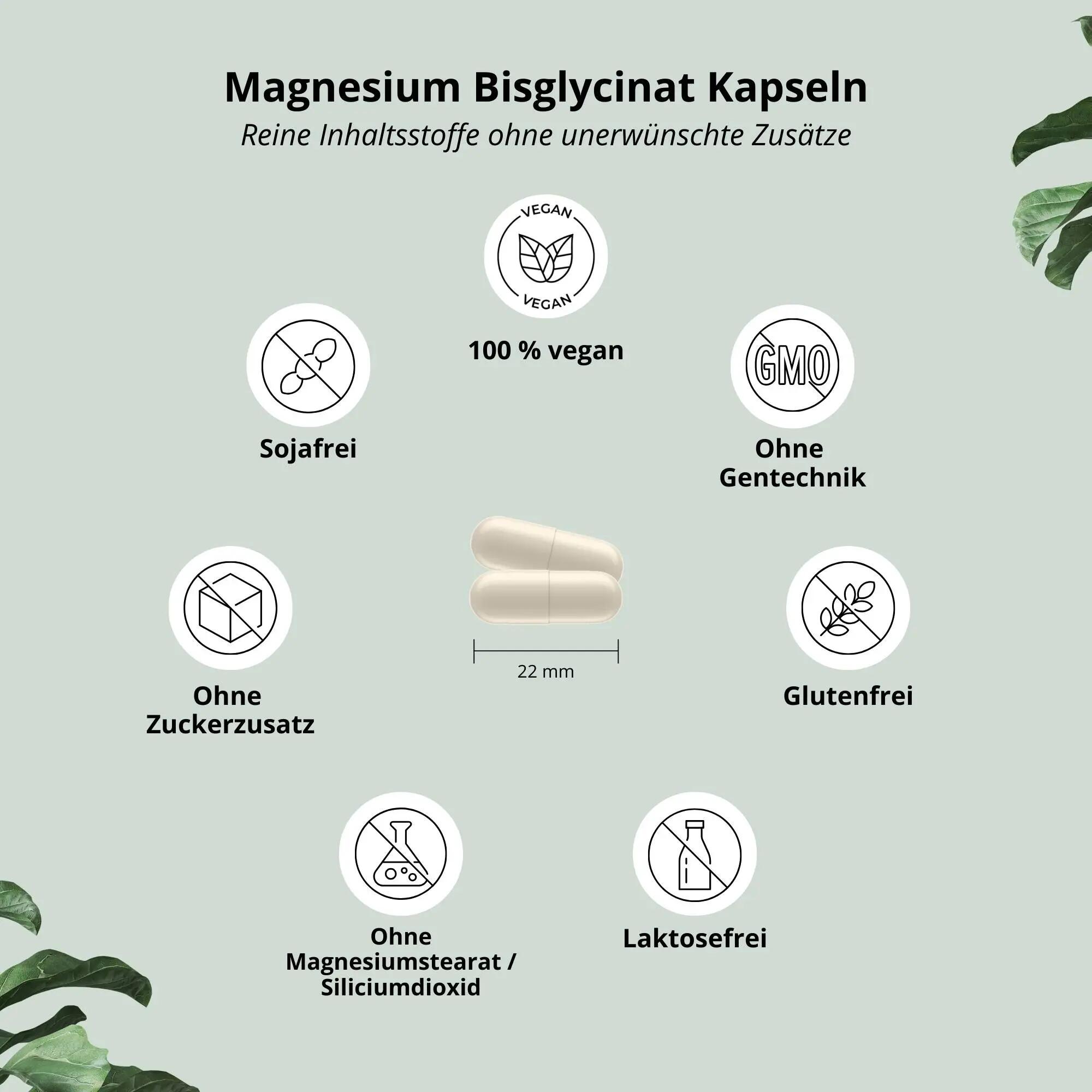 Magnesium Bisglycinat - 180 Kapseln 4/5