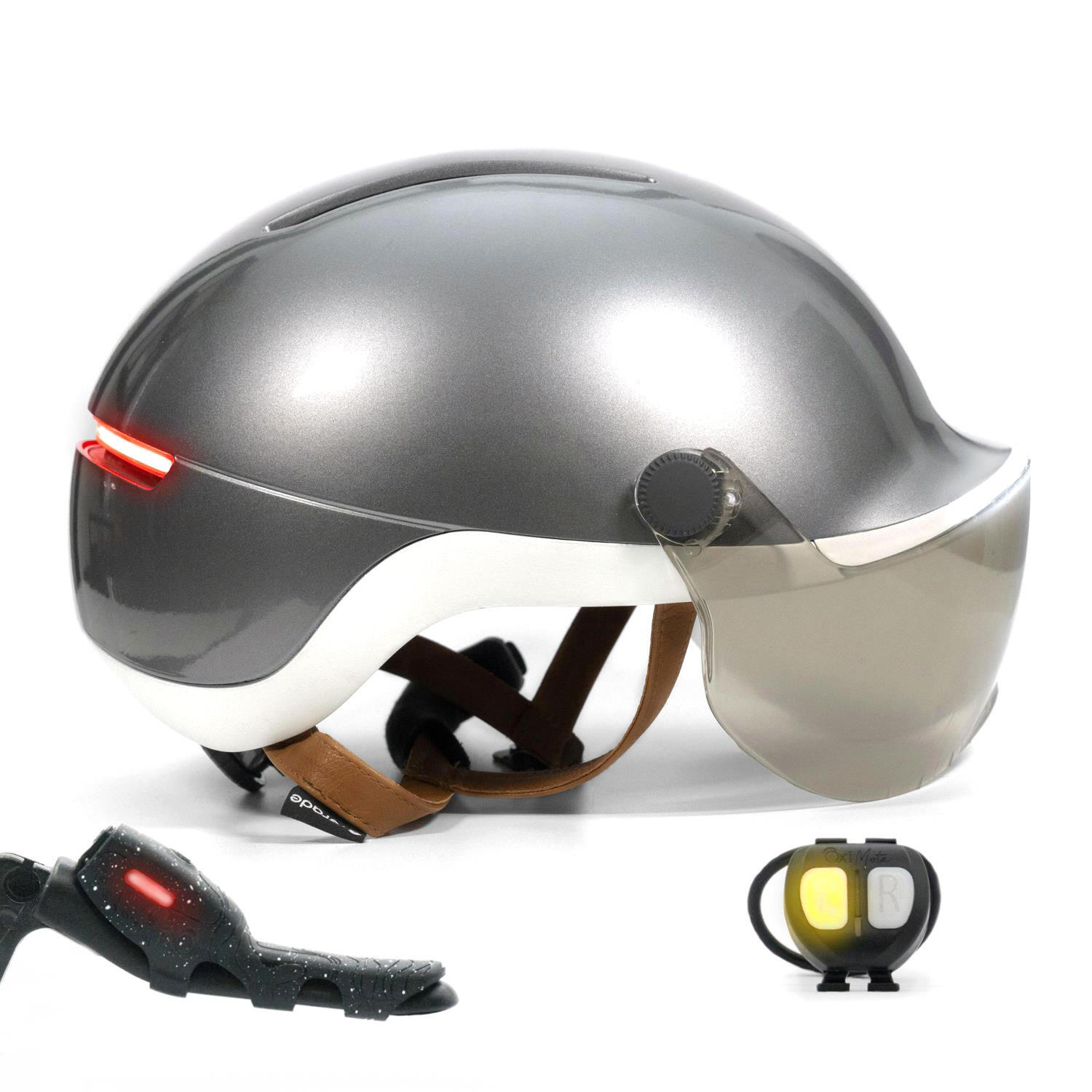 LIFE Helm mit Visier - Beleuchtung, Blinker, Bremslicht 6/6