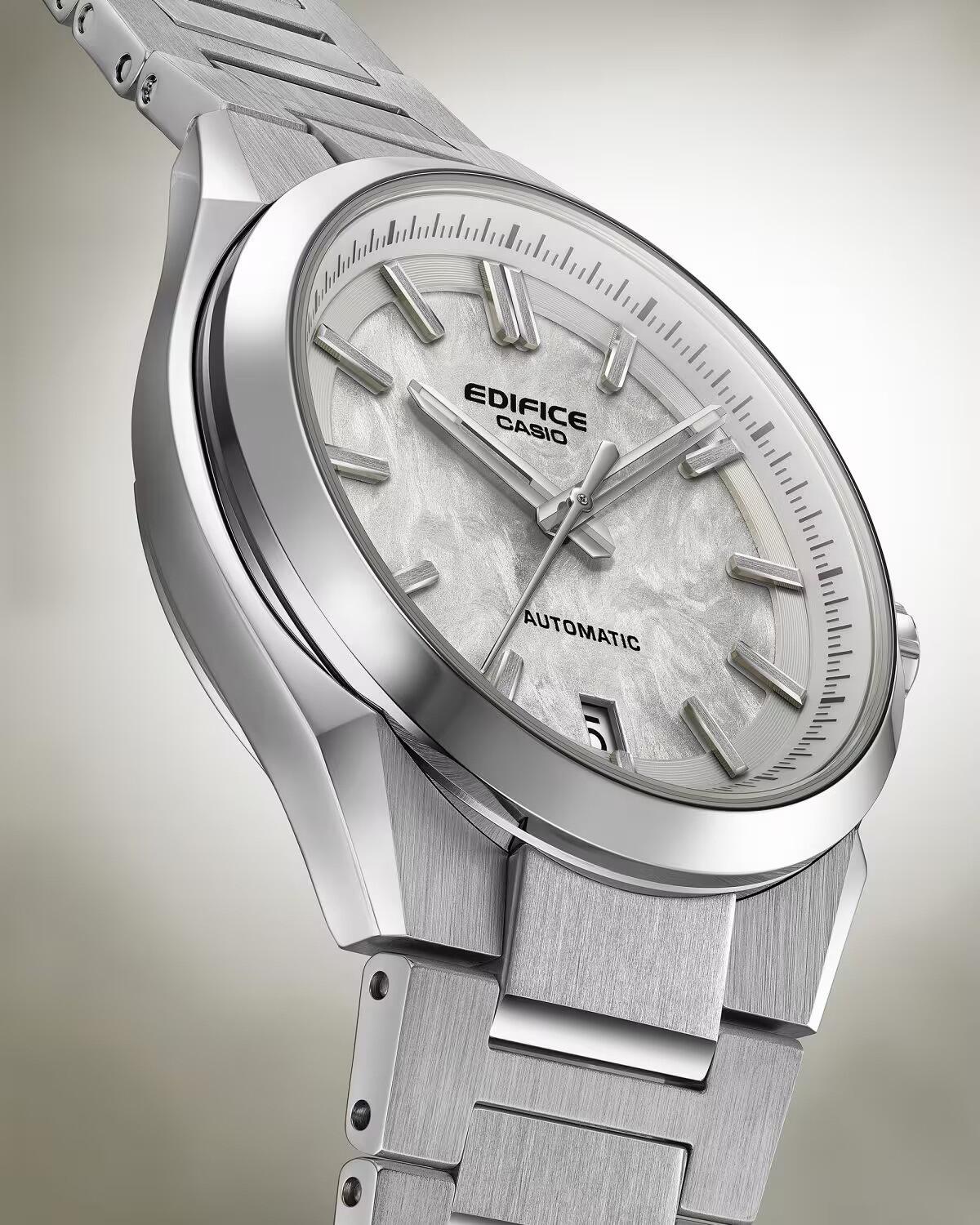Casio Analoog  Horloge Zilverkleurig/Wit EFK-100D-7AER 2/6