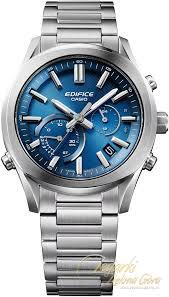 Casio Chronograaf  Horloge Zilverkleurig/Blauw EQB-1300D-2AEF 5/6