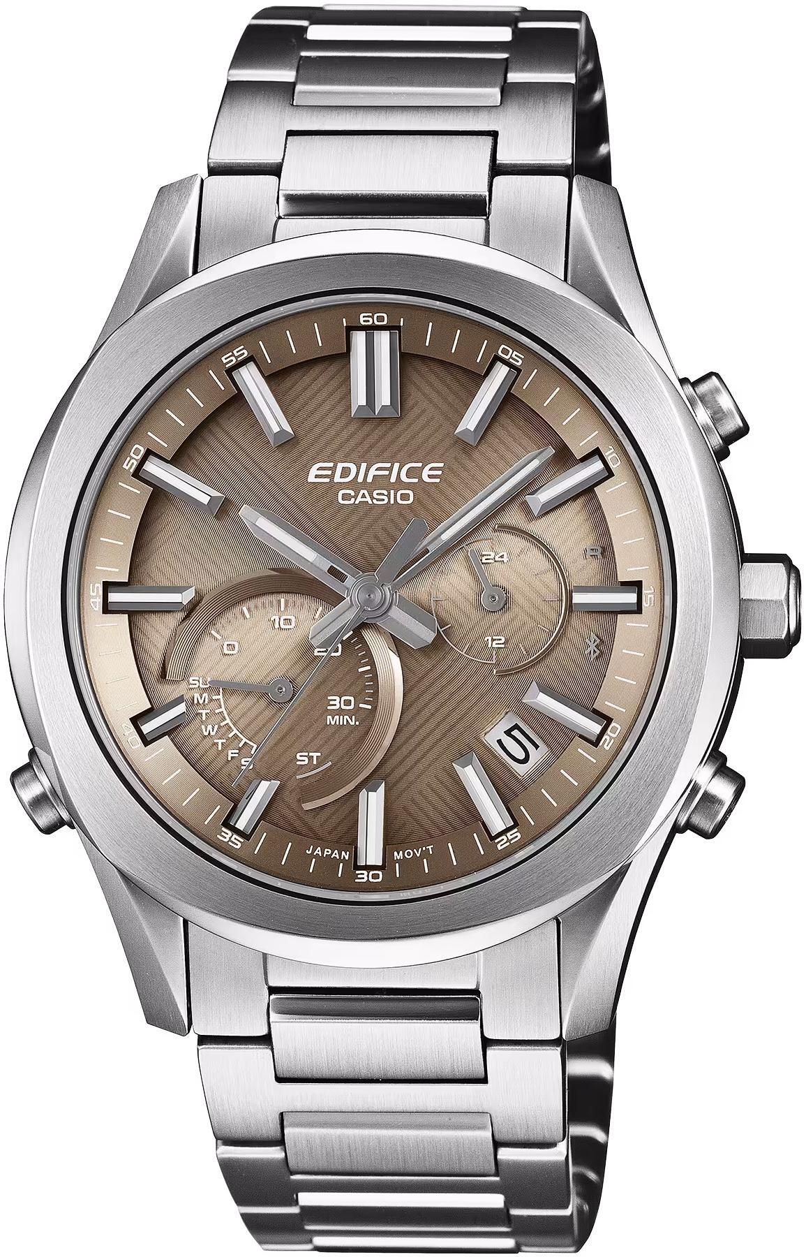 Casio Chronograaf  Horloge Zilverkleurig/Bronze EQB-1300D-5AEF 1/5