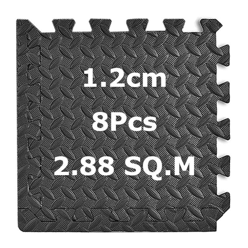 8 unidades Suelo Puzzle Grande Fitness Goma 12 mm Grosor 5/5