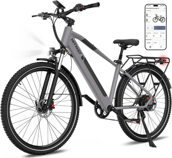 VTC électrique 29" 12,8Ah batterie amovible 80km BK7SPLUS, APP NFC