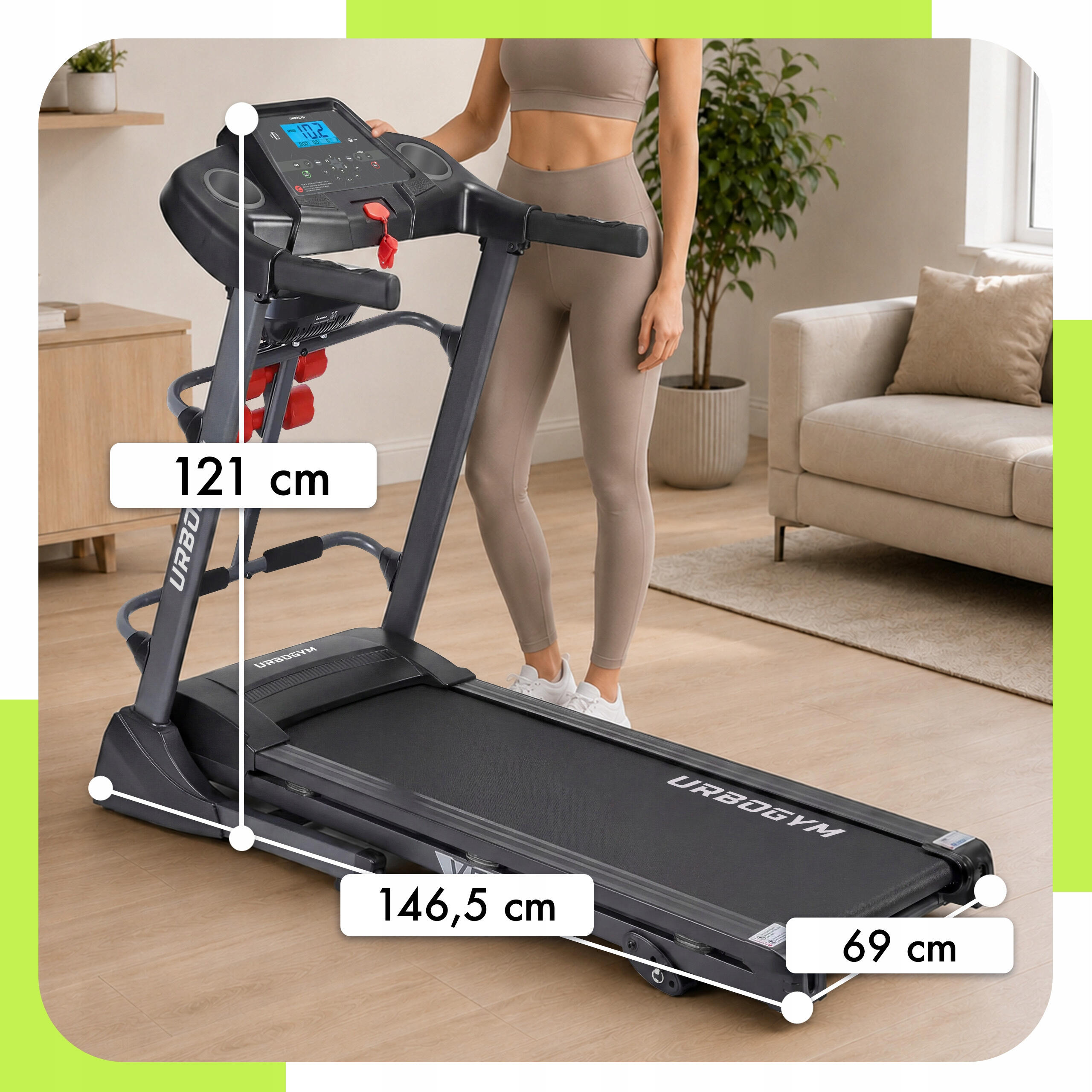 Bieżnia elektryczna Urbogym V520M 6/7