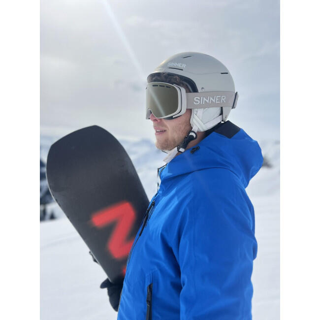 Kask narciarski/snowboardowy SINNER Whistler, jasnoszary, unisex 4/5