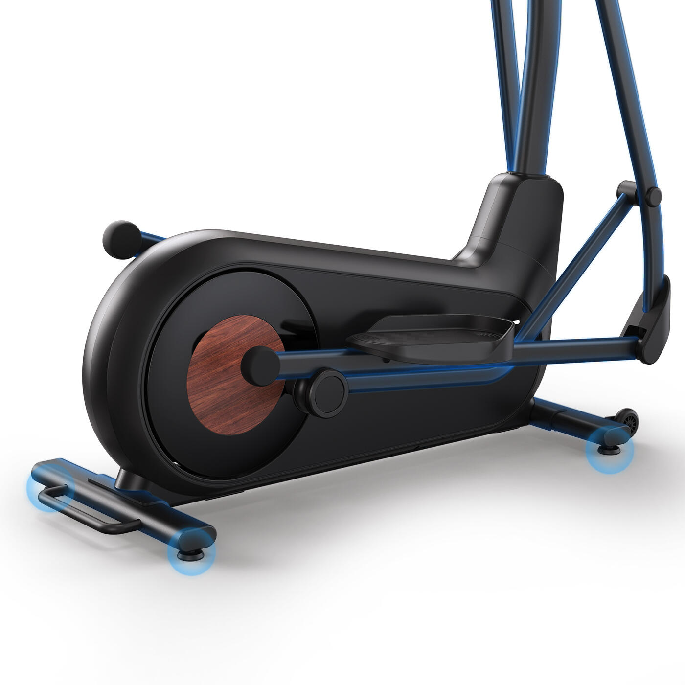 Leiser Crosstrainer, 8 kg Schwungmasse, 8 Stufen, LCD, 180 kg 2/7