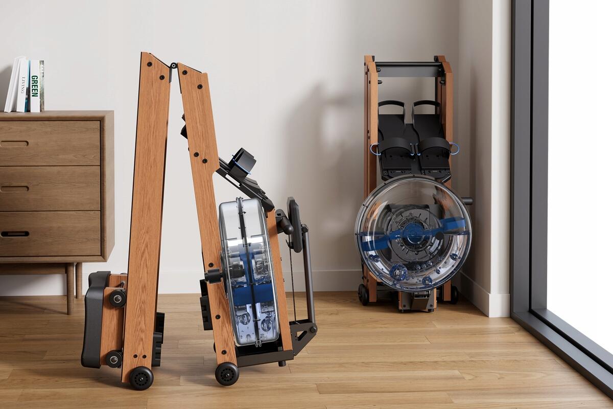 MERACH Rudergerät Holz, faltbar, bis 180 kg 7/7