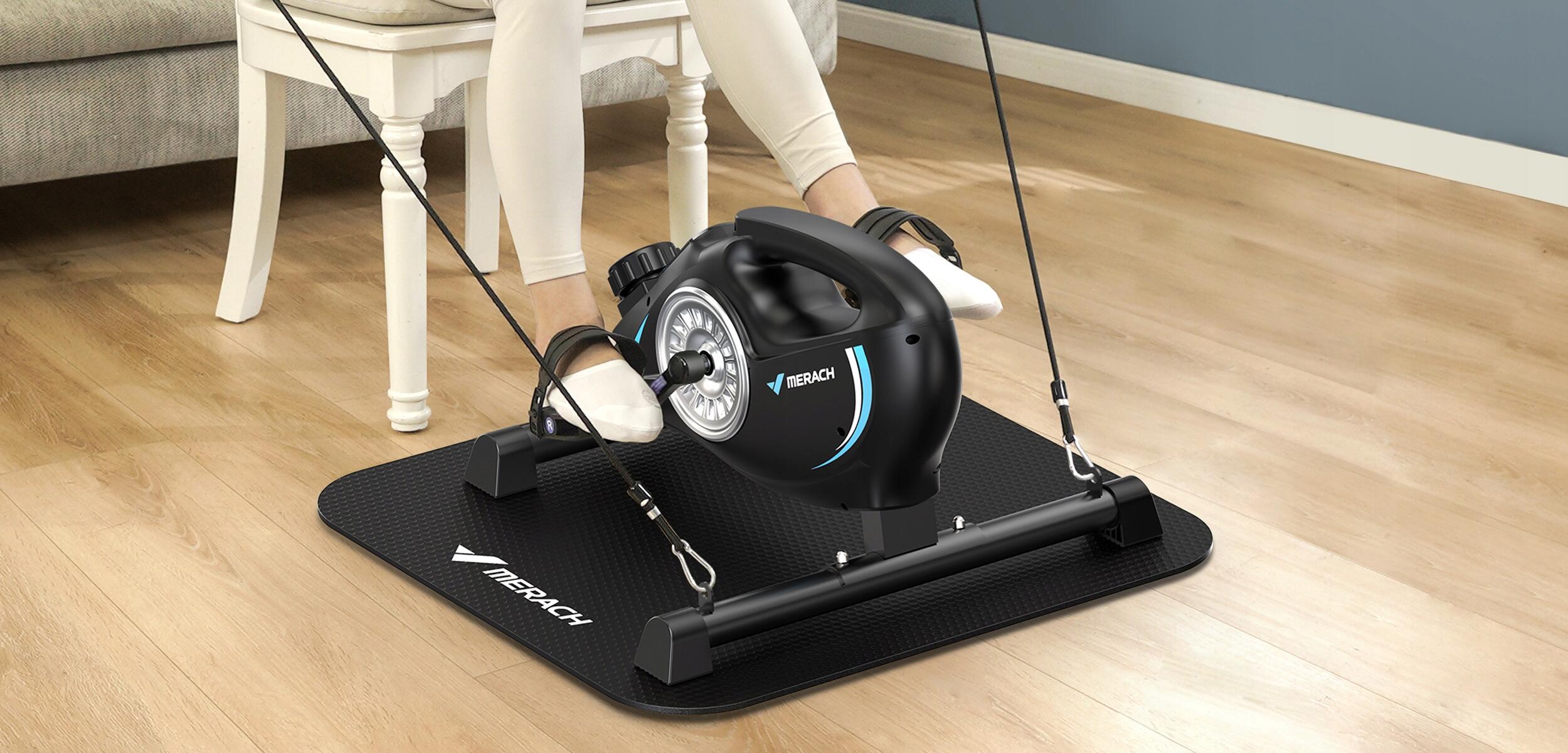 Leiser Mini-Heimtrainer magnetisch 16 Stufen mit LCD und Anti-Rutsch-Matte 3/7