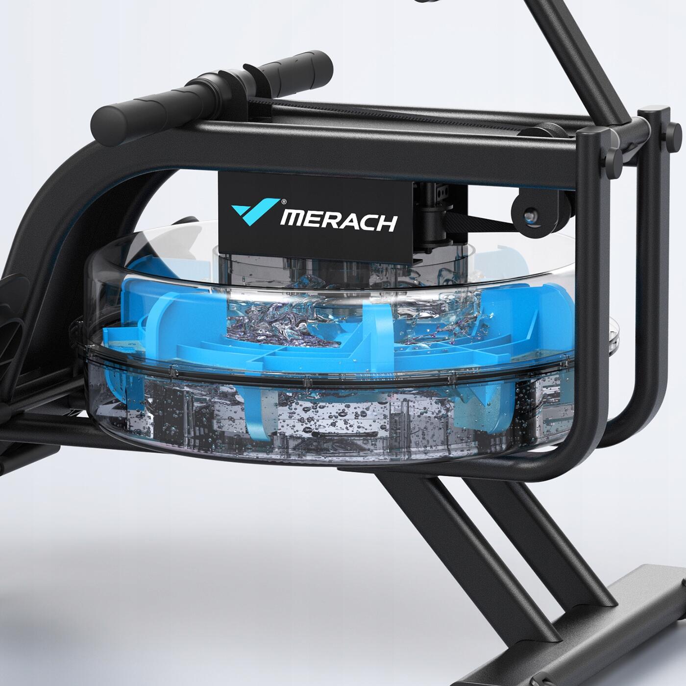 MERACH Wasser-Rudergerät 15 L - klappbar, Bluetooth 5/7