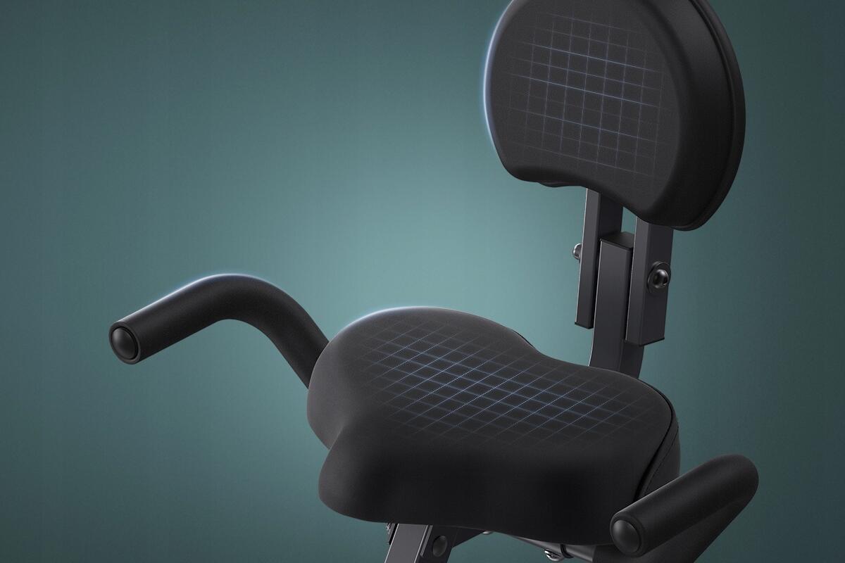 Vélo pliant 4-en-1 Merach, 16 niveaux, écran LCD 4/7